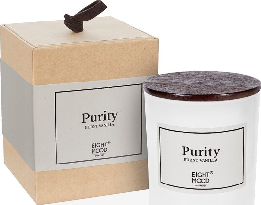 Eightmood Duftlys Purity Burnt vanilla Brun