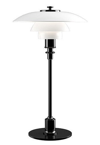 Louis Poulsen PH 2/1 Bordlampe Svart Metallisert