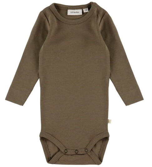 Lil"Atelier Nbngayo Ls Slim Body Lil Noos Brown 80