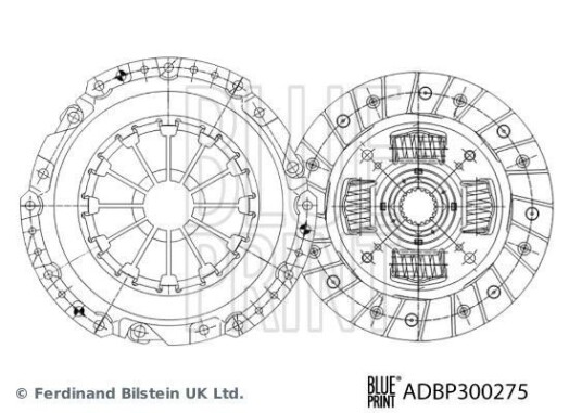 Clutchsett BLUE PRINT ADBP300275
