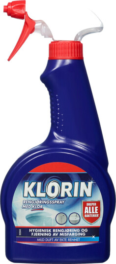 KLORIN RENGJØRINGSSPRAY MED KLOR