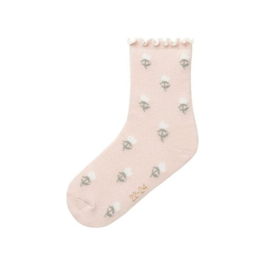 Lil Atelier Lil’ Atelier Darlene sock – peach whip 25/27