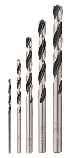 Bosch PointTeQ spiralbor sett 5 deler 2-6 mm for metall Bosch PointTeQ spiralbor sett 5 deler 2-6 mm for metall
