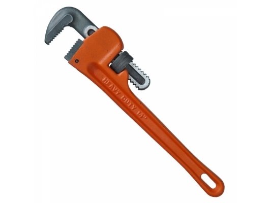 Dedra Adjustable Stillson Straight Wrench 250Mm 12D125