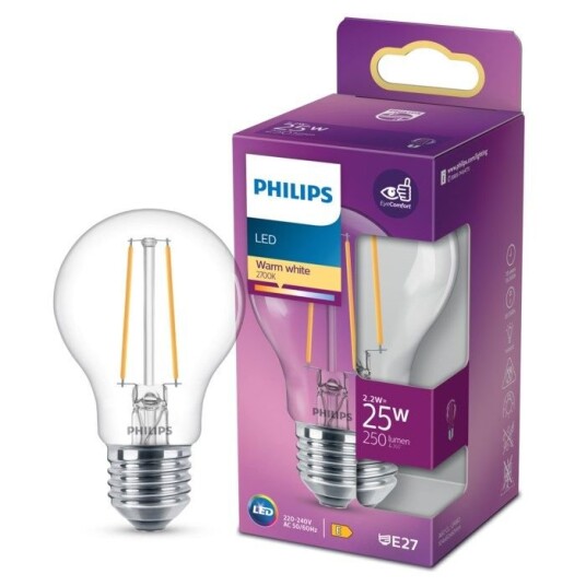 Philips LED-globepære E27 250 lm