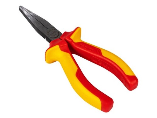 Brüder Mannesmann M10609, Nåltänger, Kromvanadinstål, Röd, Gul, 1000 V Brüder Mannesmann M10609, Nåltänger, Kromvanadinstål, Röd, Gul, 1000 V