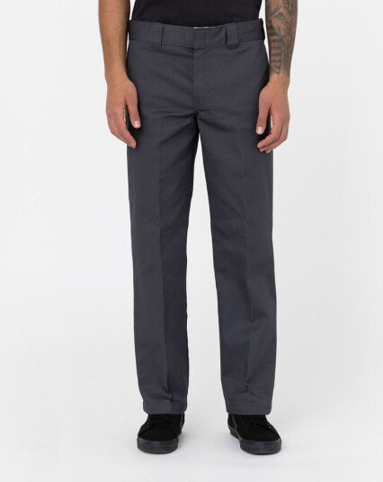 Dickies 873 Bukser Slim Straight Work Pant Grå Dickies 873 Bukser Slim Straight Work Pant Grå