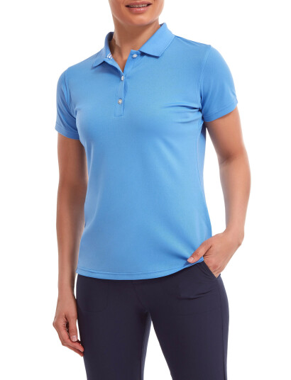 FootJoy Stretch Pique Solid - Blue - XL FootJoy Stretch Pique Solid - Blue - XL