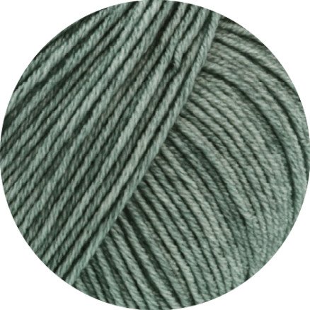 Lana Grossa Cool Wool Vintage Garn 7368 Grønn grå