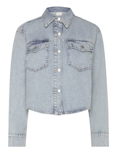 NORR Kenzie Short Shirt - Blue - 42 NORR Kenzie Short Shirt - Blue - 42