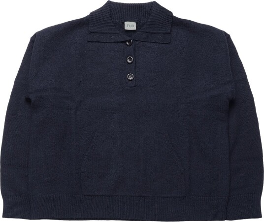 FUB Felted Anorak DARK NAVY 140 FUB Felted Anorak DARK NAVY 140