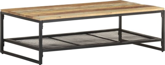 vidaXL Salongbord 110x60x35 cm gjenvunnet heltre