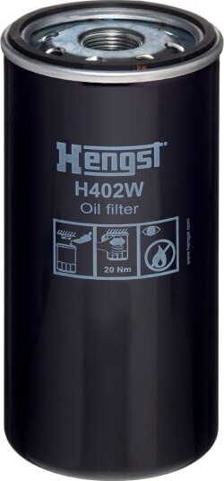 Oljefilter HENGST FILTER H402W Oljefilter HENGST FILTER H402W
