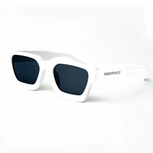 Shadespace Moulinet White Solbriller SS060   Unisex