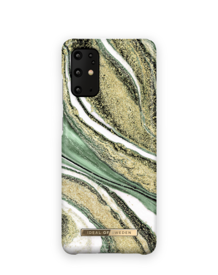 iDeal of Sweden Fashion Case Galaxy S20+ Cosmic Green Swirl