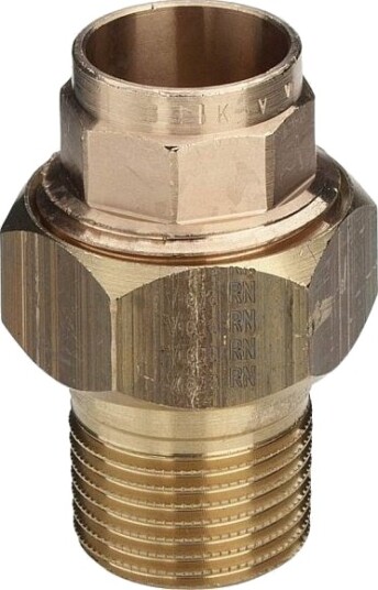 Viega Overgang Dobbelkobling I Bronse 22 X 3/4 Mønster 94343G