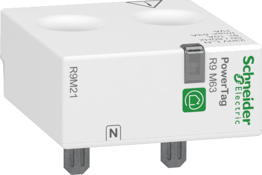 Schneider Electric Energisensor Resi PowerTag 1PN med N i venstre ved (3606489524777)