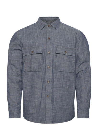 Closed Padded Shirt Shirts & Blouses Dark Night Blue L