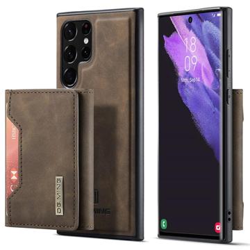 DG.Ming M2 Samsung Galaxy S23 Ultra 5G Hybrid-deksel med Lommebok Kaffe
