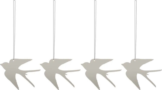 Cooee Design Easter Deco fugl påskepynt 4 pakning Sand Cooee Design Easter Deco fugl påskepynt 4 pakning Sand