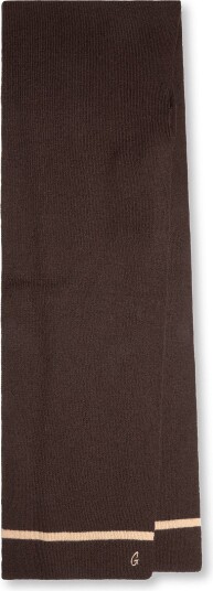 Mos Mosh Gallery Mmgkyle Wool Knit Scarf - BLACK COFFEE - One Size