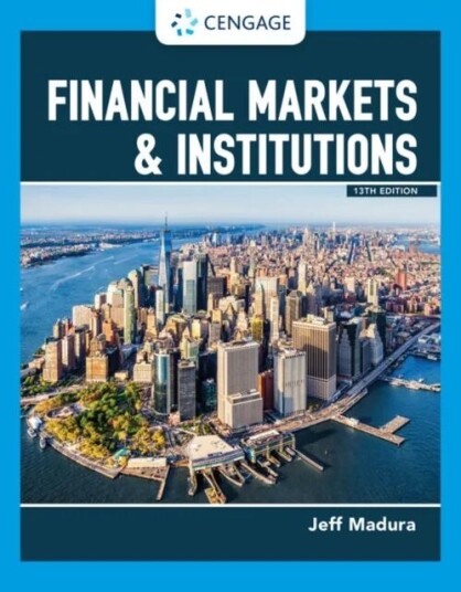 Financial Markets & Institutions Av Jeff (Florida Atlantic University) Madura