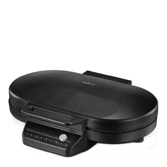Sabor Ultimate vaffeljern dobbel 1200W svart Sabor Ultimate vaffeljern dobbel 1200W svart