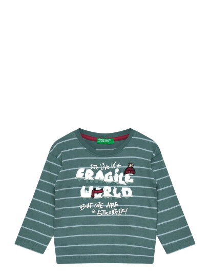 United Colors of Benetton T-Shirt L/S Green 82