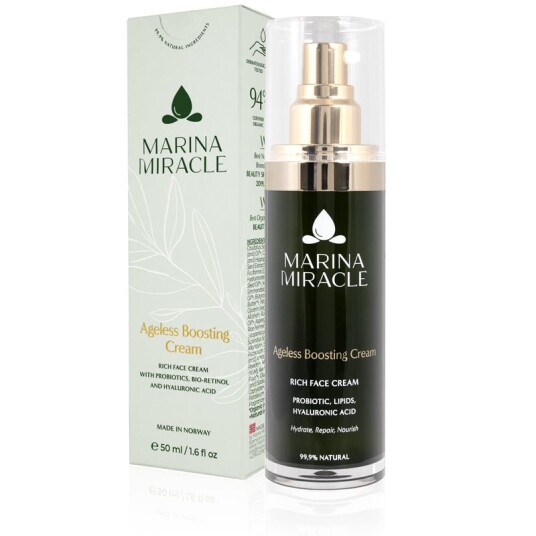 Marina Miracle Ageless Boosting Ansiktskrem 50 ml - Fuktighetsgivende, Anti-Age