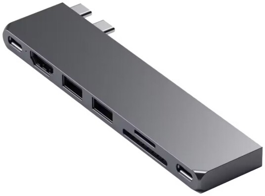 Satechi USB-C Pro Slim USB hub (grey)
