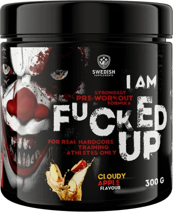 Swedish Supplements F#cked Up Joker Edition 300 g, kosttilskudd 300g Cloudy Apple