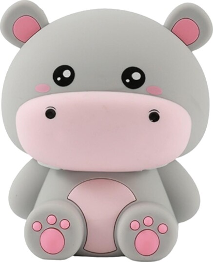 iTotal Hippo Silikon Nattlampe Flodhest