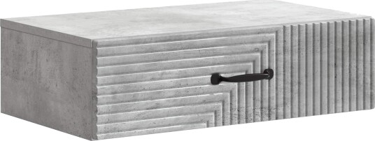 vidaXL Vegghengt Sidebord Betonggrå 59 x 34,5 x 17 cm Konstruert tre