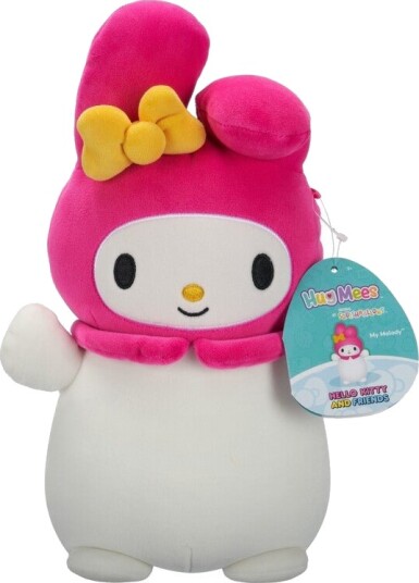 Squishmallows HugMees 25 cm – Hello Kitty My Melody Kuromi Cinnamoroll & Pompompurin Sanrio assortert Squishmallows HugMees 25 cm – Hello Kitty My Melody Kuromi Cinnamoroll & Pompompurin Sanrio assortert