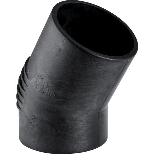 Geberit 30° Bøy Silent 110 mm for Avløpsinstallasjoner med Lyddemping