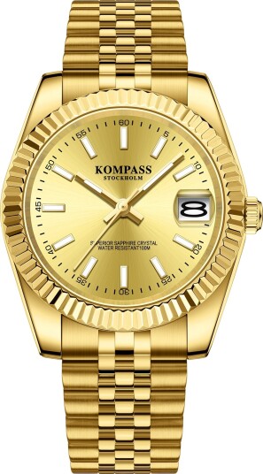 Kompass Santorini Sapphire Steel Gold