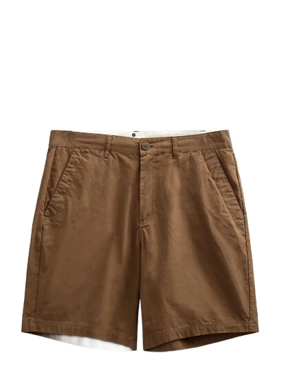 Anerkjendt Akjan Cotton Poplin Shorts Brown XL Anerkjendt Akjan Cotton Poplin Shorts Brown XL