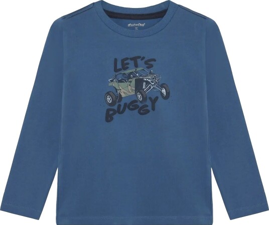 Minymo T Shirt Ls Blue 128