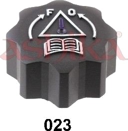 Skrulokk radiator ASHIKA 33 00 023