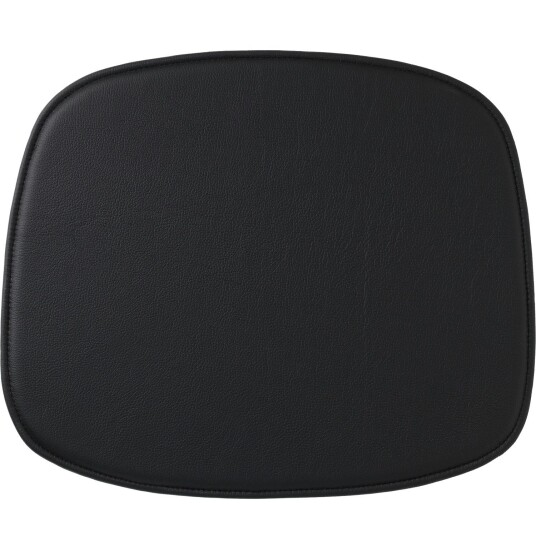 Normann Copenhagen Form Seat Cushion Pute Skum Laget av skinn Laget av skinn Black Leather