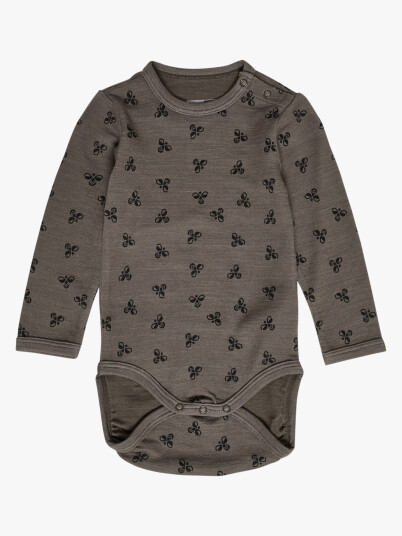 Hummel Bambo Body Long Sleeve Brun 80 Hummel Bambo Body Long Sleeve Brun 80