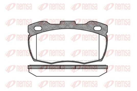 Bremseklosser REMSA 0266.10 Bremseklosser REMSA 0266.10