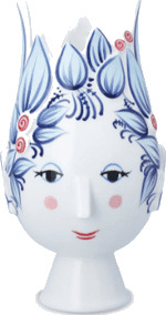 Bjørn Wiinblad Titania vase 25 cm blå