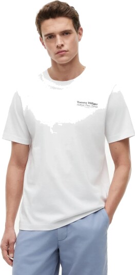 Tommy Hilfiger Nautical Back Graphic Reg Tee White L Tommy Hilfiger Nautical Back Graphic Reg Tee White L