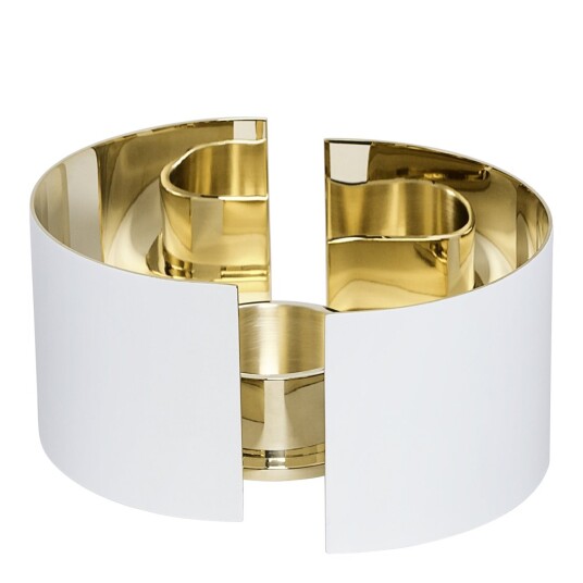 Skultuna  Infinity telysholder 3 deler 6 cm hvit