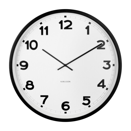 Karlsson Classic XL Veggklokke KA5944WH Unisex 80 cm Analog Kvarts urverk