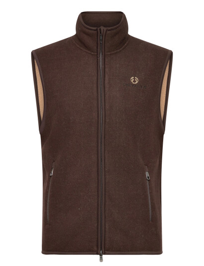 Chevalier Mainstone Fleece Vest Men Brown XXL