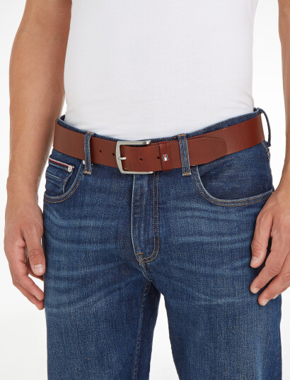 Tommy Hilfiger New Denton Belt 4.0 - Brown - 110 Tommy Hilfiger New Denton Belt 4.0 - Brown - 110