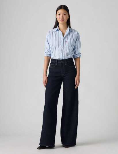 Levi"s® 728 Hr Wide Leg Retro Rinse Lb - Navy - 30 x 34 Levi"s® 728 Hr Wide Leg Retro Rinse Lb - Navy - 30 x 34
