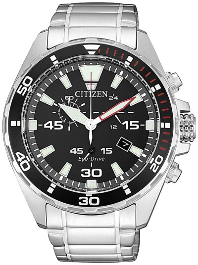 Citizen Herreklokke AT2430 80E Eco Drive 180 Sort/Stål Ø43.5 mm